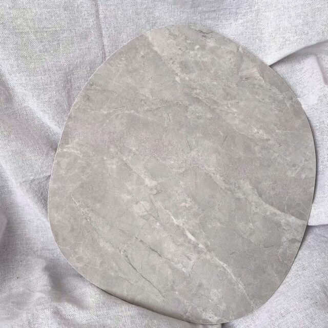 ディスプレイパネル【L】うねうね／グレー石目調